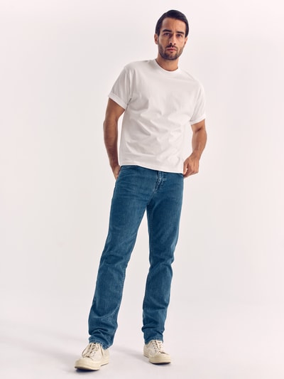 BOSS Orange Slim fit jeans van katoenmix Jeansblauw - 6