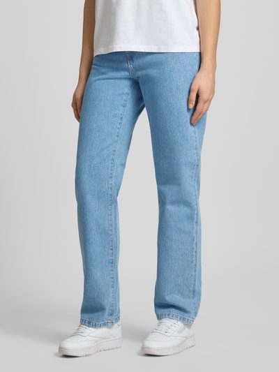 Carhartt Work In Progress Jeansy z prostymi nogawkami w 5 kieszeni model 'Noxon' Jeansowy niebieski 4