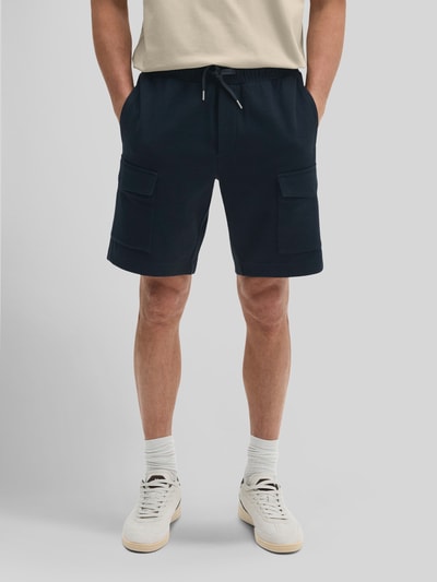 Marc O'Polo Regular Fit Cargoshorts aus reiner Baumwolle Marine 4