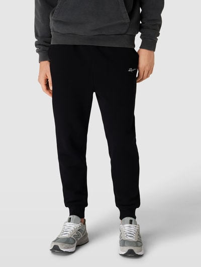 REVIEW Sweatpants mit Tunnelzug Schwarz 4