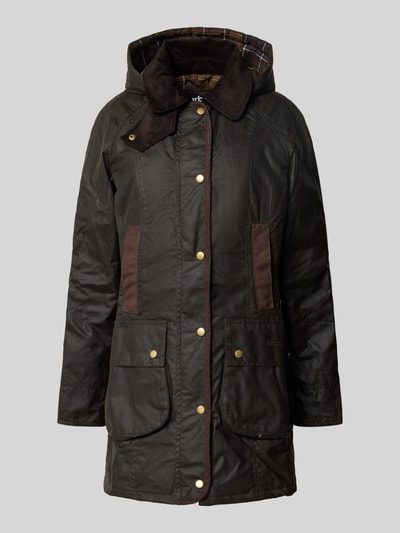 Barbour Kurtka woskowana o kroju regular fit z kieszeniami z patką model ‘BOWER WAX’ Oliwkowy 2