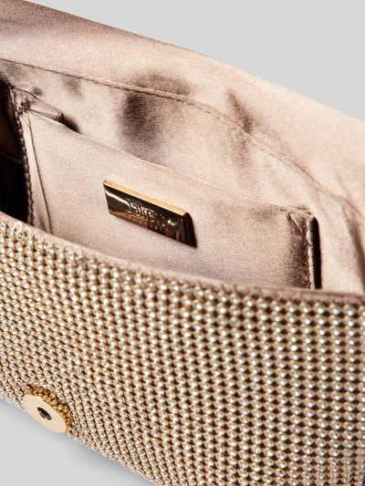 Jake*s Cocktail Clutch mit Ziersteinbesatz Gold Melange 5