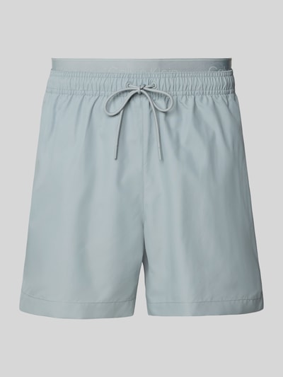Calvin Klein Underwear Spodenki kąpielowe z elastycznym pasem Jasnoszary 1
