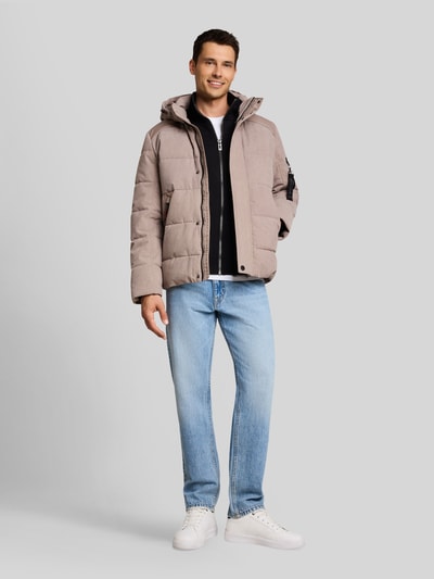 Tom Tailor Steppjacke mit Ärmeltasche Taupe 1