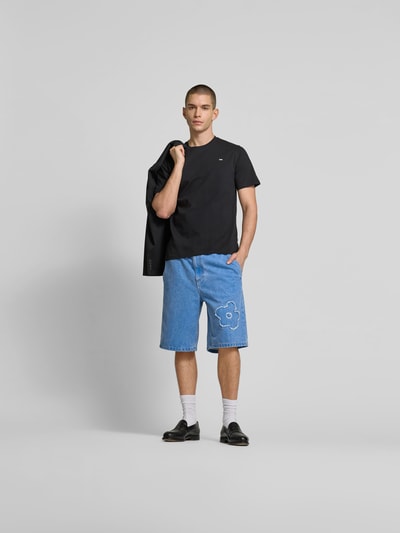 Wood Wood T-Shirt aus reiner Baumwolle Black 1