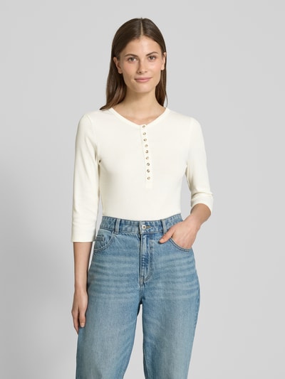 Christian Berg Woman Shirt met 3/4-mouwen Offwhite - 4