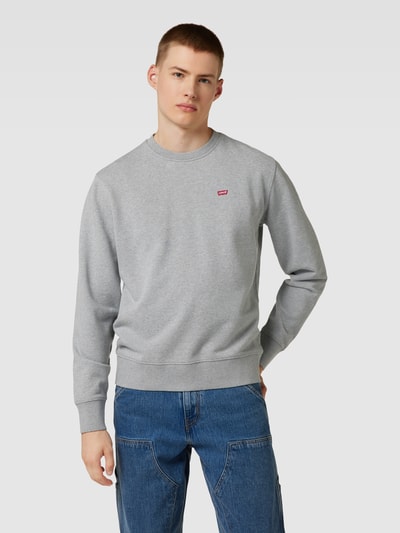 Levi's® Sweatshirt in Melange-Optik Hellgrau 4