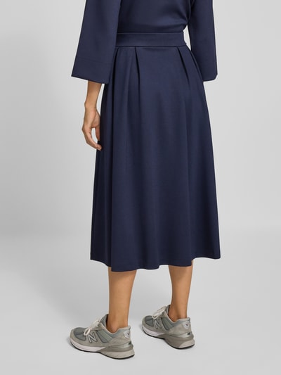 Rich & Royal Midirock mit elastischem Bund Marine 5