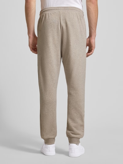 Tommy Hilfiger Regular fit sweatbroek van katoenmix Offwhite gemêleerd - 5