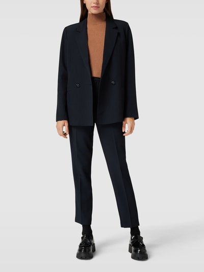 Saint Tropez Blazer met dubbele knoopsluiting, model 'Oliva' Zwart - 1