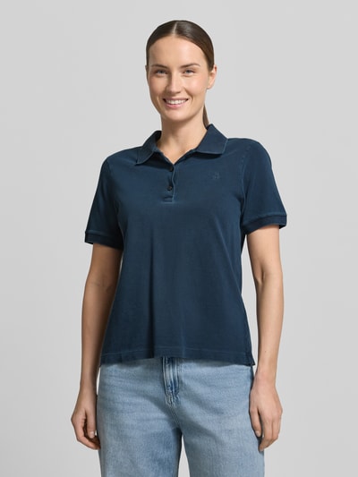 Marc O'Polo Regular Fit Poloshirt aus Baumwoll-Mix Marine 4