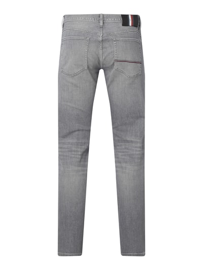 Tommy Hilfiger Straight Fit Jeans mit Stretch-Anteil Modell 'Denton' Mittelgrau Melange 3