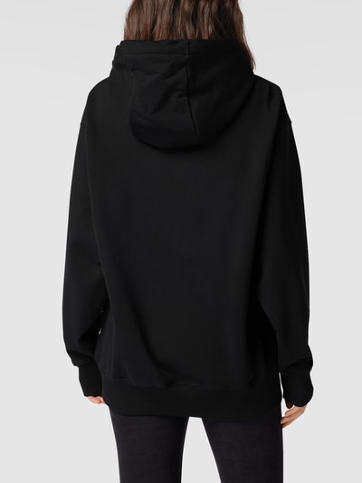 BOSS Black Women Hoodie met labelopschrift, model 'Sullivan' Zwart - 5