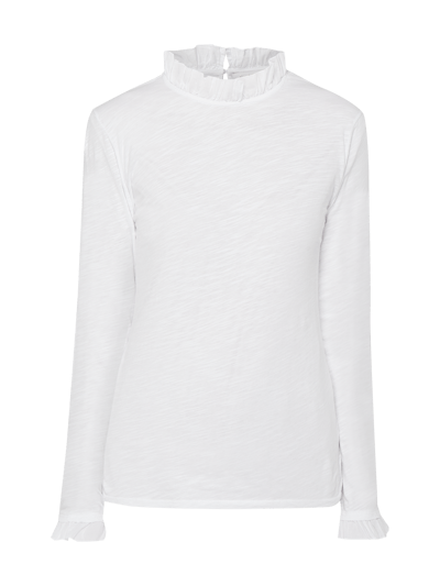 Rich & Royal Longsleeve aus Slub Jersey Weiss 2