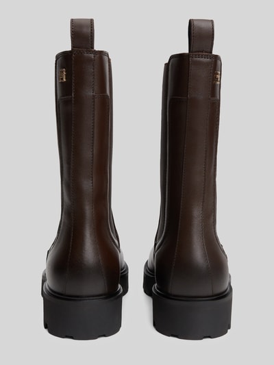 Tommy Hilfiger Laarsjes van echt rundleer Donkerbruin - 5