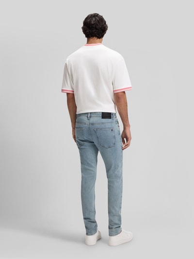 BOSS Orange slim fit jeans van katoenmix model 'DELAWARE' Lichtblauw - 5