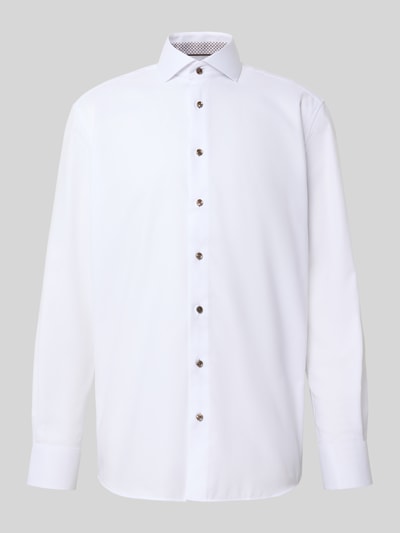 ETERNA Koszula biznesowa o kroju regular fit z czystej bawełny model ‘Kent’ Biały 2