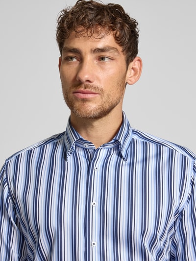 ETERNA Modern Fit Business-Hemd mit Kentkragen Bleu 3