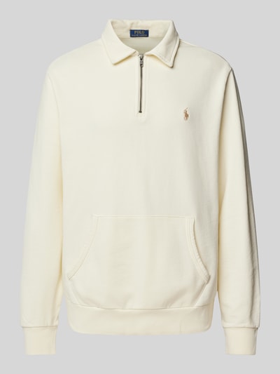 Polo Ralph Lauren Sweatshirt mit Logo-Stitching Offwhite 2