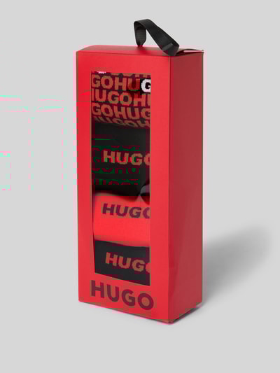 HUGO Socken im 4er-Pack Modell 'TORTUGA' Black 3