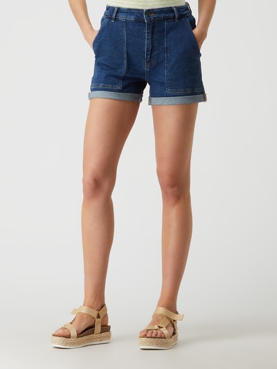 Noisy May Slim Fit Jeansshorts mit Stretch-Anteil Modell 'Katy' Jeansblau 4