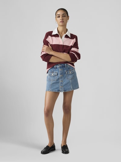 Levi's® Mini Jeansrock mit Knopfleiste Hellblau 1