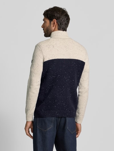 Tom Tailor Regular fit schipperstrui van katoenmix Blauw - 5