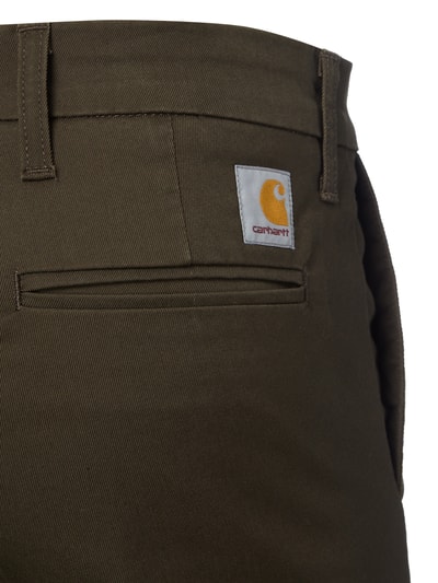 Carhartt Work In Progress Slim Tapered Fit Chino mit Stretch-Anteil Oliv 2