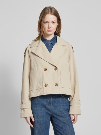 Beaumont Amsterdam Trenchcoat mit aufgesetzten Taschen Modell 'GRACY' Beige 4