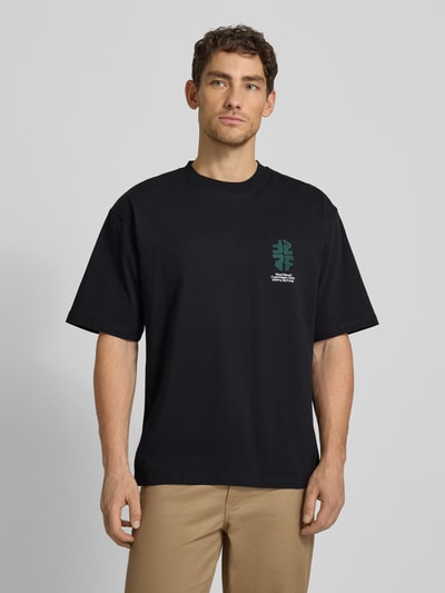 Wood Wood T-Shirt mit Rundhalsausschnitt Modell 'Gary' Black 4