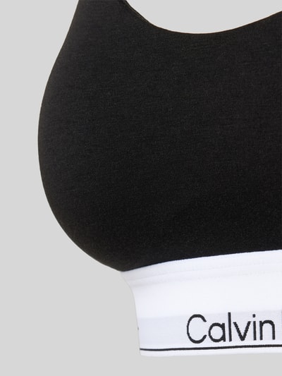 Calvin Klein Underwear Bralette met logostitching Zwart - 2