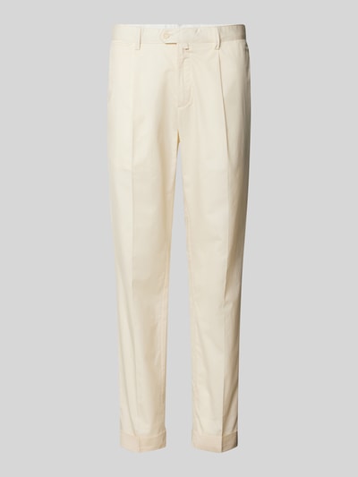 Mango Regular Fit Hose mit Bundfalten Modell 'olimpo' Offwhite 2