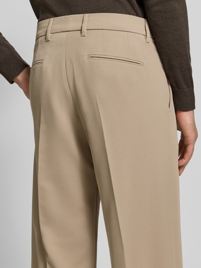 DRYKORN Wide Fit Hose mit Bügelfalten Modell 'LEEK' Beige 3