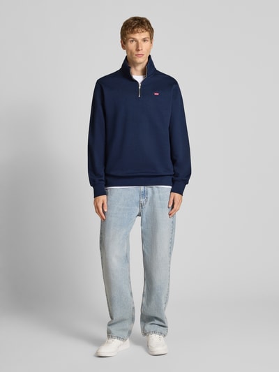 Levi's® Sweatshirt mit Troyer-Kragen Marine 1