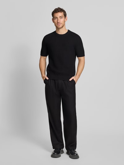 HUGO Regular Fit T-Shirt aus reiner Baumwolle Modell 'SAFFON' Black 1