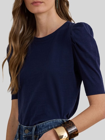 Lauren Ralph Lauren Regular Fit T-Shirt aus reiner Baumwolle Marine 3