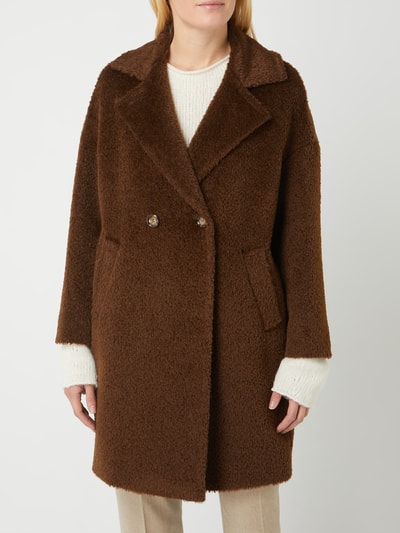 Max Mara Studio Jas van teddybont, model 'Jums' Donkerbruin - 4