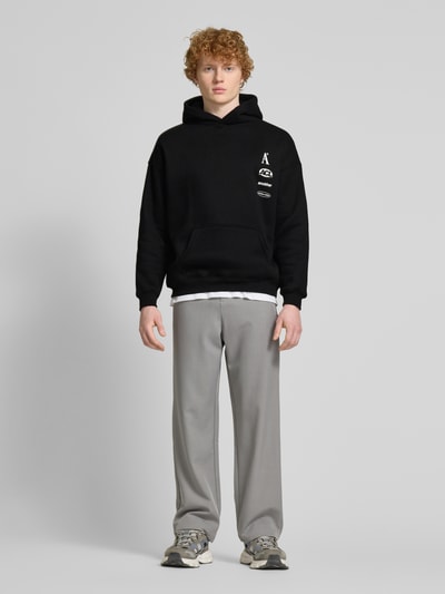 ANOTHER COTTON LAB Oversized Hoodie mit Kapuze Black 1