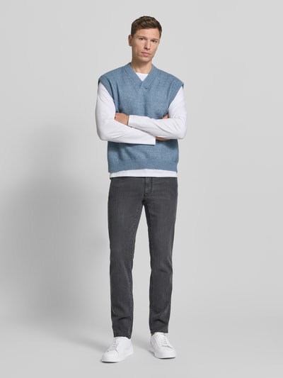 Brax Regular Fit Jeans mit 5-Pocket-Design Modell 'CADIZ' Dunkelgrau 1