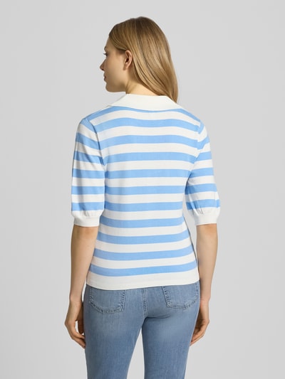 b.young Slim Fit Poloshirt aus Viskose-Mix Modell 'Morla' Hellblau 5