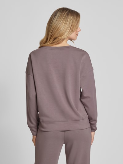 Christian Berg Woman Sweatshirt mit überschnittenen Schultern Schoko 5