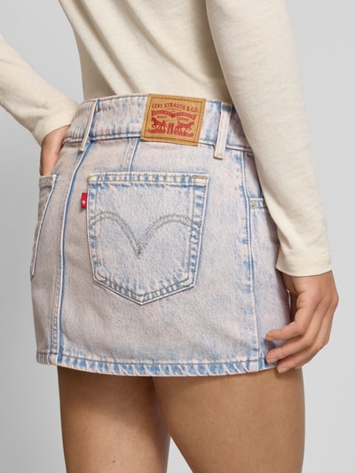 Levi's® Mini-Rock aus reiner Baumwolle Hellblau 3