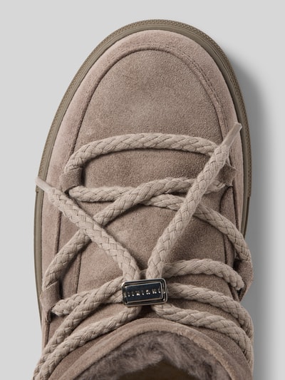 INUIKII Snow Boots aus Leder Modell 'CLASSIC LOW' Hellgrau 3