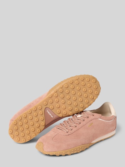 Produktfoto, Sneaker aus echtem Leder mit Logo-Detail Modell 'Bridge' von HOFF in Rosa-Beige, abgerundete Passform, strukturierte Sohle