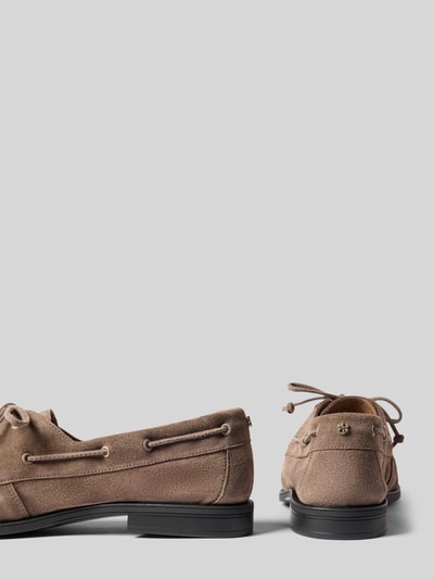 BOSS Loafers van echt leer model 'Lycia' Taupe - 2