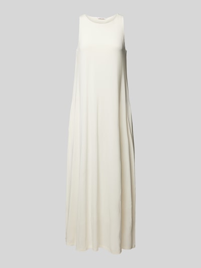 MaxMara Leisure Maxi-jurk met ronde hals, model 'SUPREMO' Ecru - 2