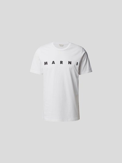 Marni T-Shirt mit Print Weiß 2