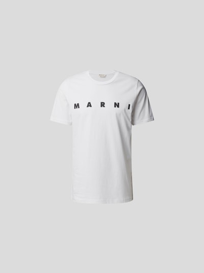 Marni T-Shirt mit Print Weiss 2