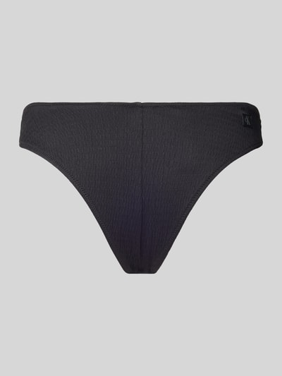 Calvin Klein Underwear Figi bikini z fakturowanym wzorem model ‘DELTA’ Czarny 3