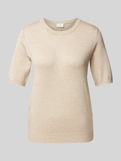 Kaffe Gebreide pullover met 1/2-mouwen, model 'lizza' Beige - 2